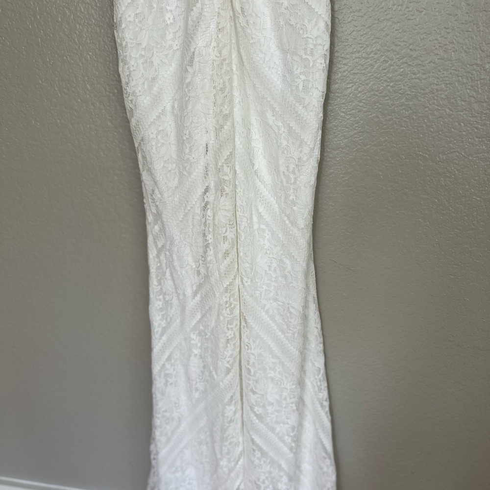 NWOT Adoring Attachment White Lace Twist-Front Sleeveless Maxi Dress - Picture 9 of 9